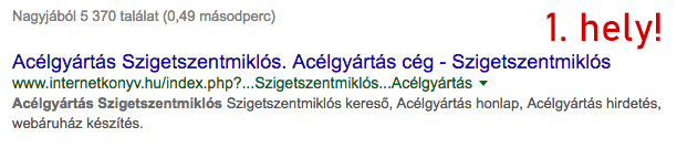 Acélgyártás Szigetszentmiklós